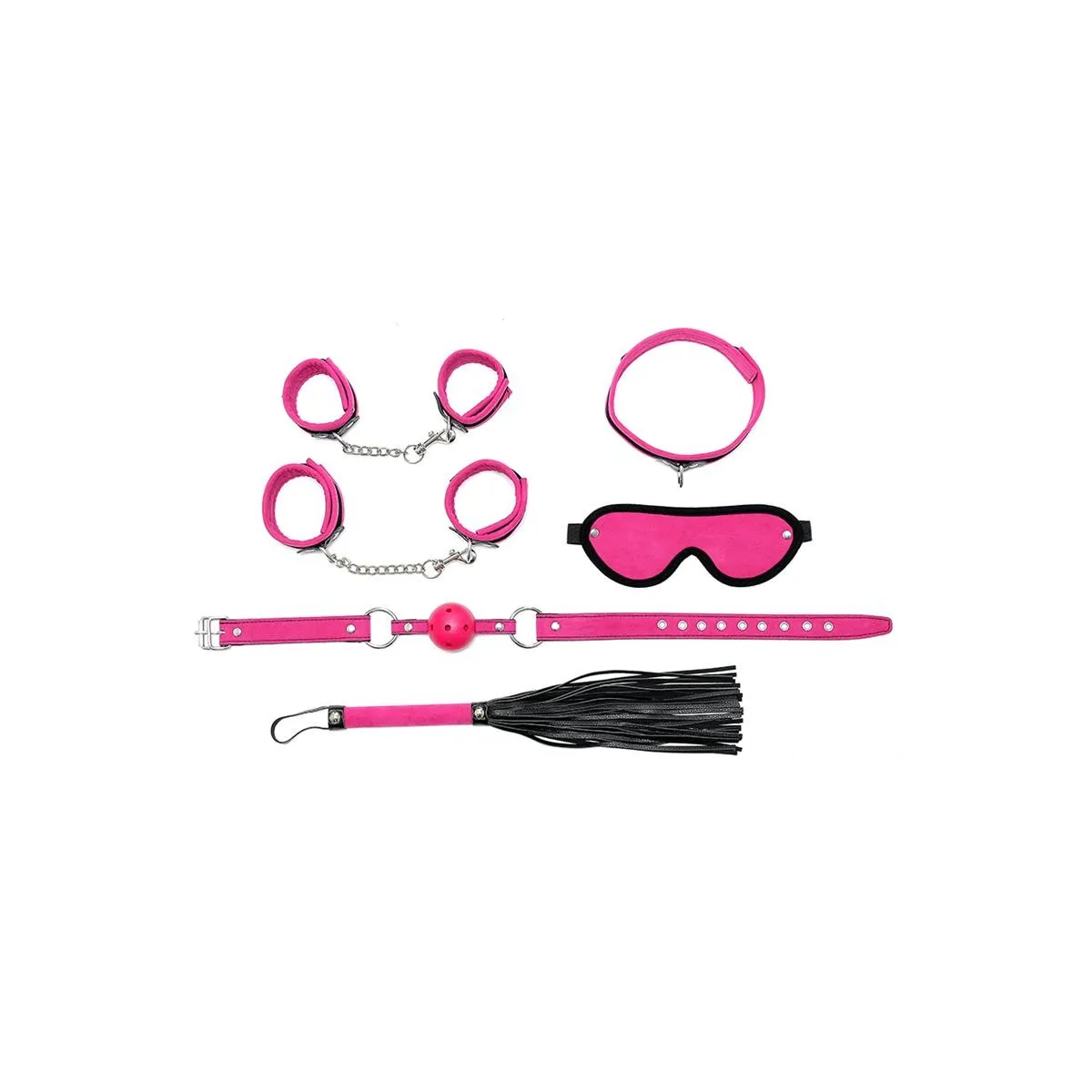 Rimba Komplettes Fesselset 6-teilig Rosa von Bondage Play kaufen | Fesselliebe