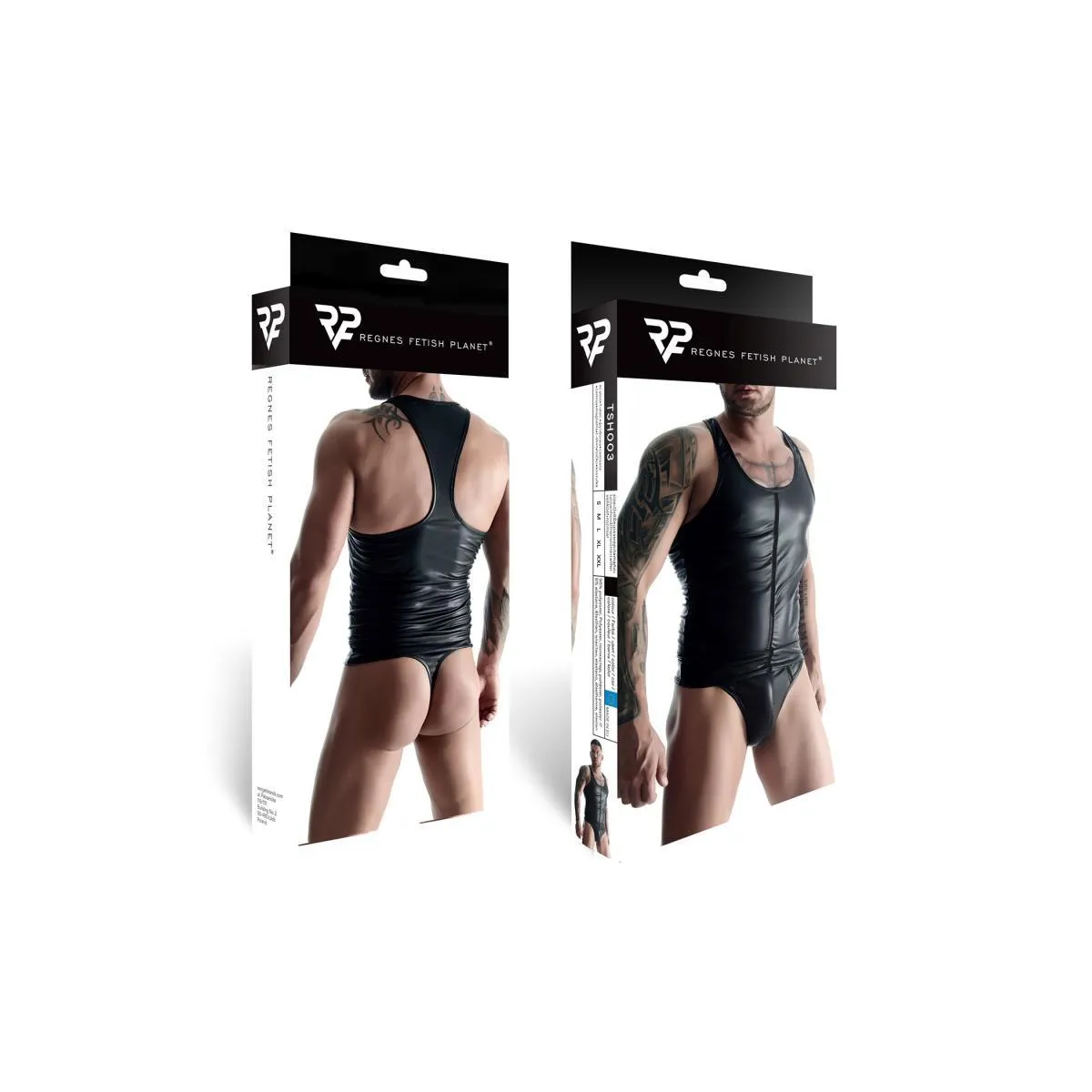 Muscle-Shirt Tsh003 Schwarz von Regnes Fetish Planet kaufen | Fesselliebe