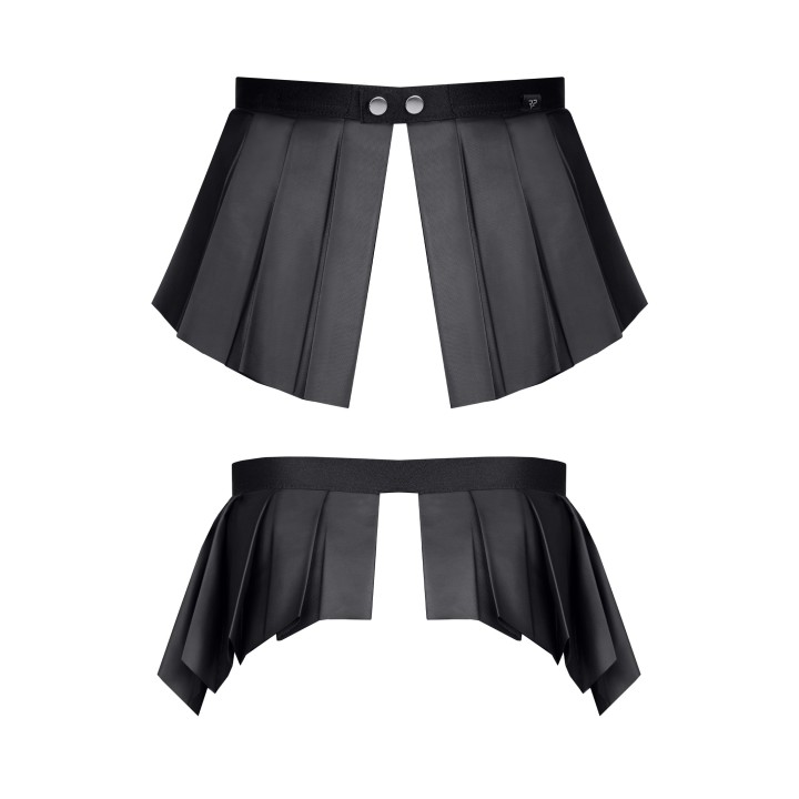 Kurzer Rock Bojulian001 Schwarz | Fesselliebe.de