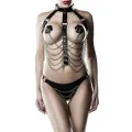 ♥ 3-Teiliges Kettenharness-Set 14503 von Grey Velvet ♥