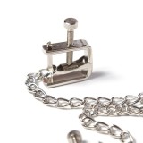 Metallschraubenklemmen mit Kette von Ohmama Fetish | Fesselliebe.de