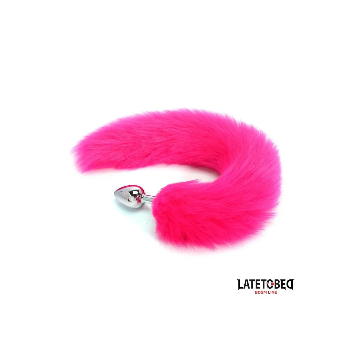 ANALPLUG MIT SCHWANZ PINK 40 CM VON LATETOBED BDSM LINE