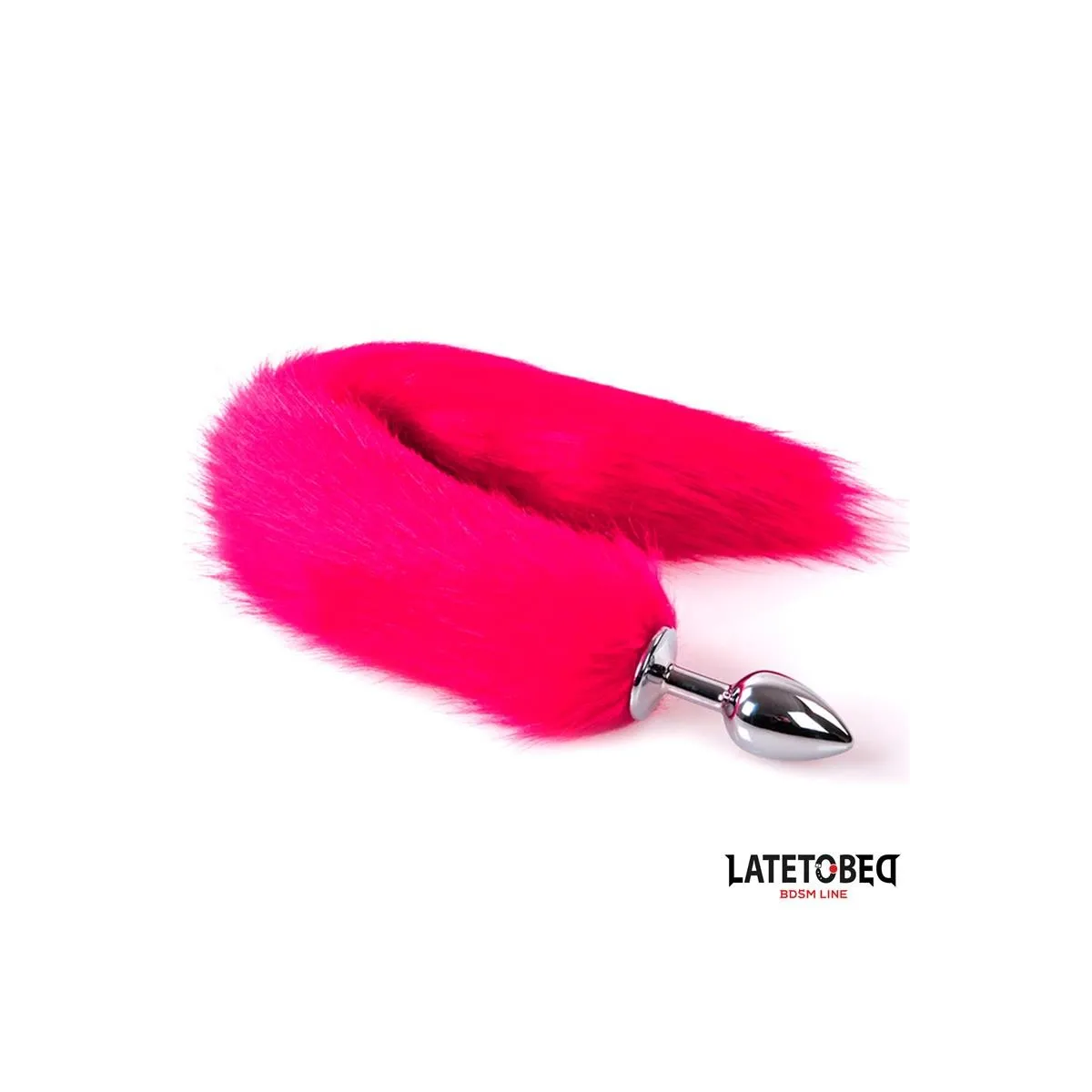 ANALPLUG MIT SCHWANZ PINK 40 CM VON LATETOBED BDSM LINE