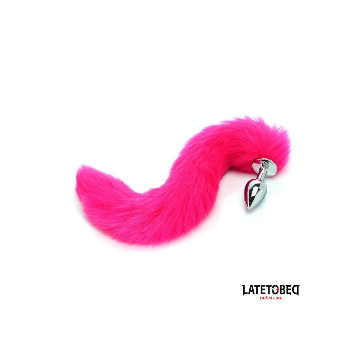 ANALPLUG MIT SCHWANZ PINK 40 CM VON LATETOBED BDSM LINE