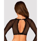 Mibelia Top Schwarz von Obsessive | Fesselliebe.de