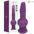 ♥ Tatum Multifunktionsvibrator mit Auf- und Abvibration 24 cm Lila von Intense Fun ♥
