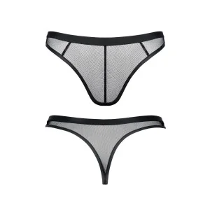 ♥ String Bri008 Schwarz von Regnes Fetish Planet ♥