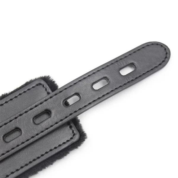 Halsband mit Metallleine Schwarz von Latetobed Bdsm Line kaufen | Fesselliebe