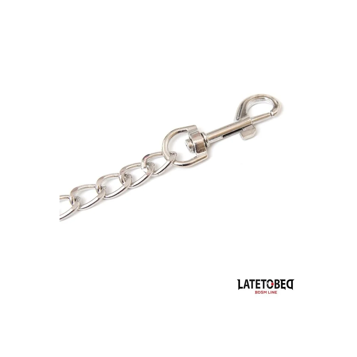 METALLKETTE LEINE PINK 65 CM VON LATETOBED BDSM LINE