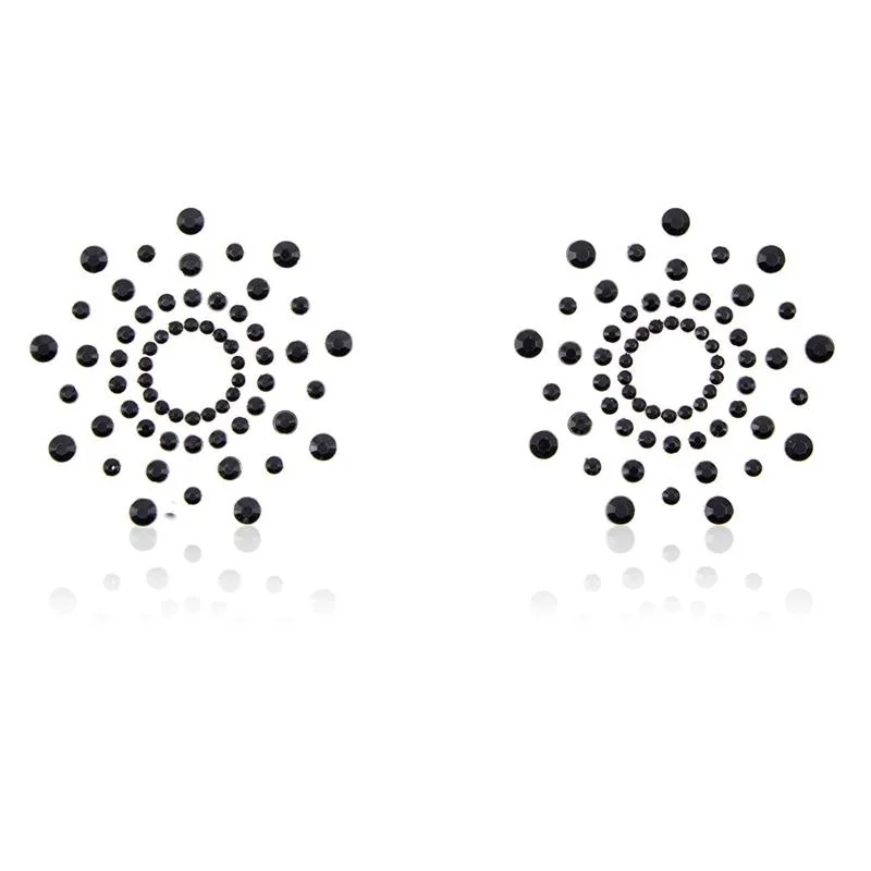 Schneeflocken-Nippelabdeckungen Schwarz von Latetobed Bdsm Line kaufen | Fesselliebe