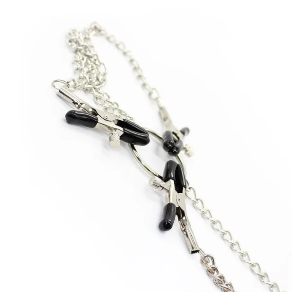 Nippelklemmen und Klitorisklemmen mit Kette Metall von Latetobed Bdsm Line kaufen | Fesselliebe