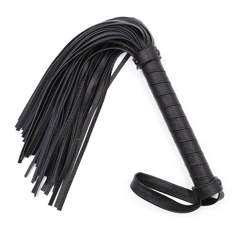 Klassische Peitsche 42 cm Schwarz von Latetobed Bdsm Line kaufen | Fesselliebe