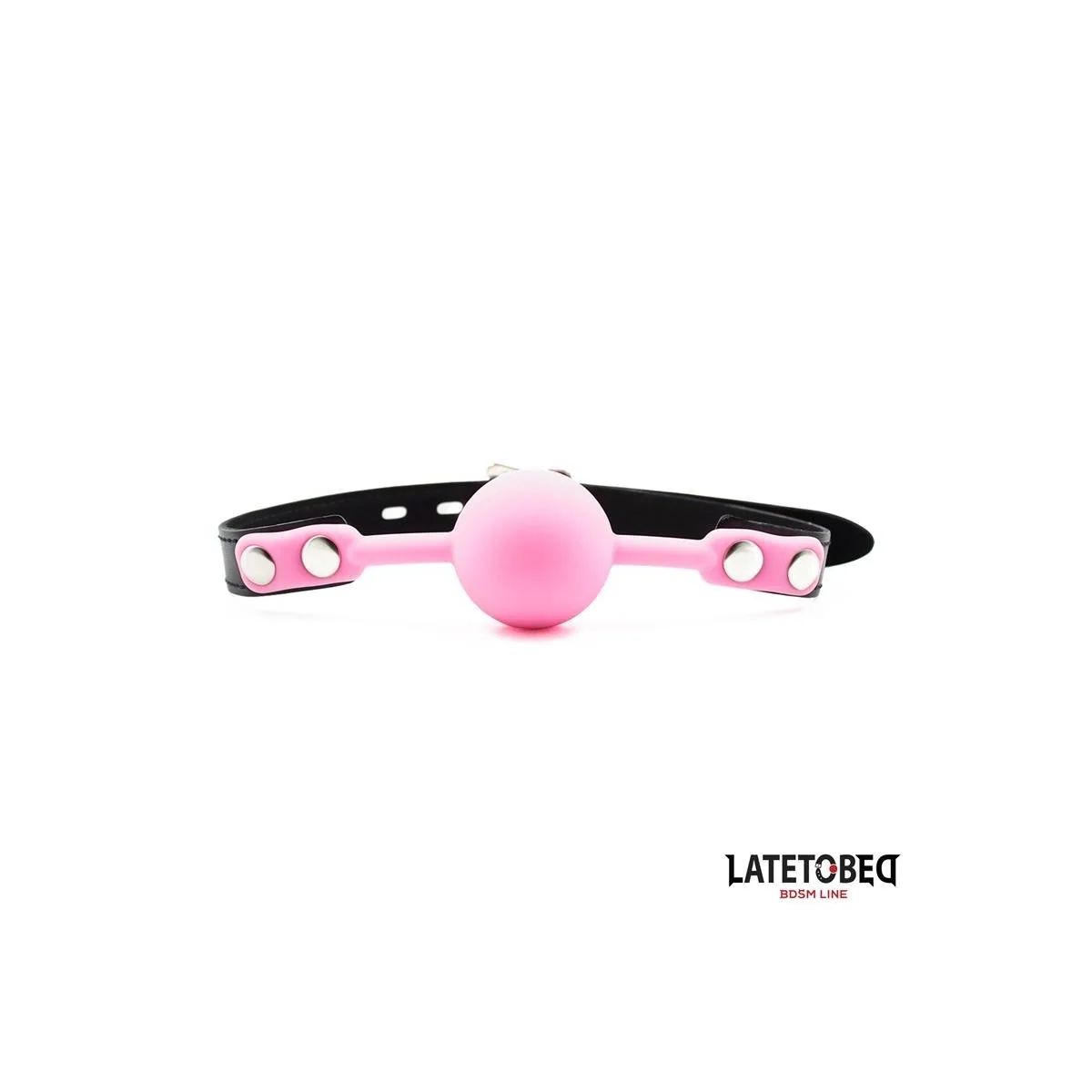SILIKON-BALLKNEBEL, ROSA VON LATETOBED BDSM LINE