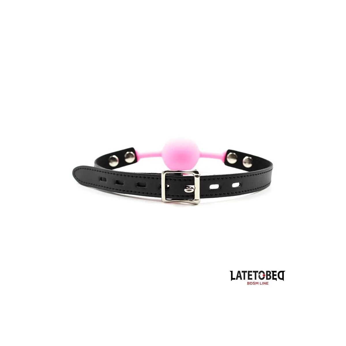 SILIKON-BALLKNEBEL, ROSA VON LATETOBED BDSM LINE