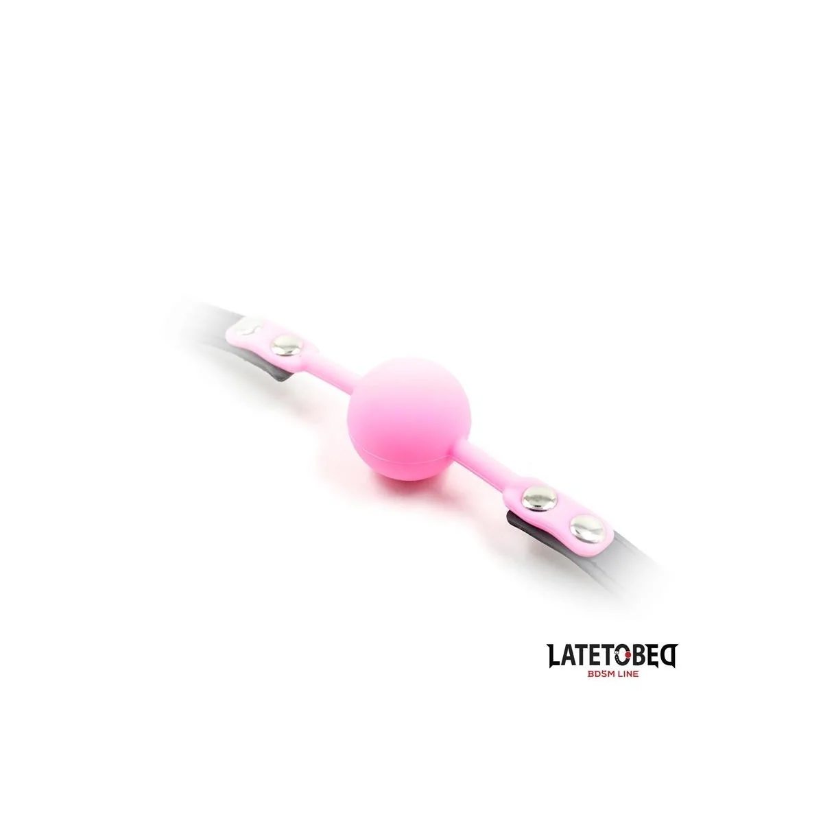 SILIKON-BALLKNEBEL, ROSA VON LATETOBED BDSM LINE