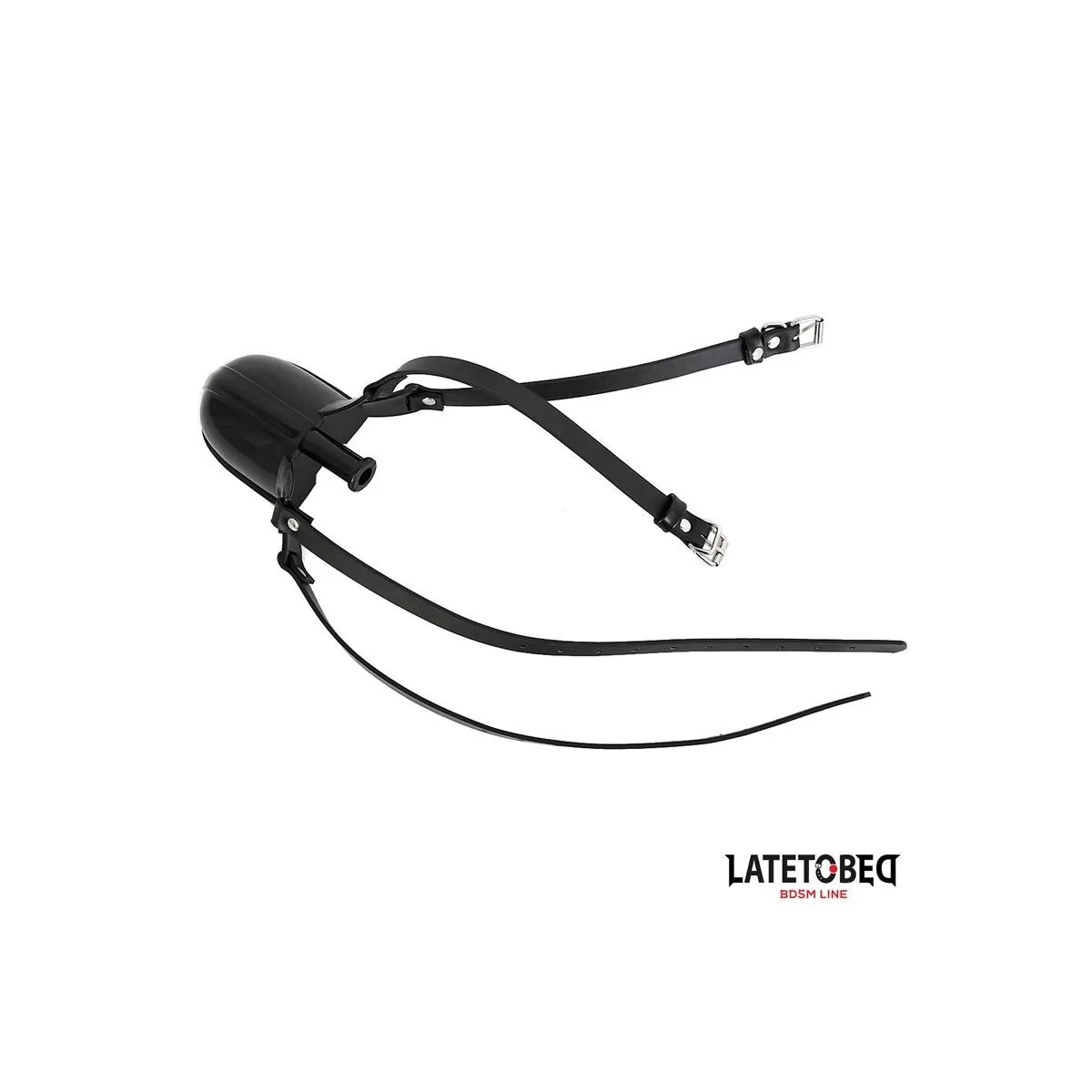 KNEBEL MIT TRINKVORRICHTUNG VON LATETOBED BDSM LINE