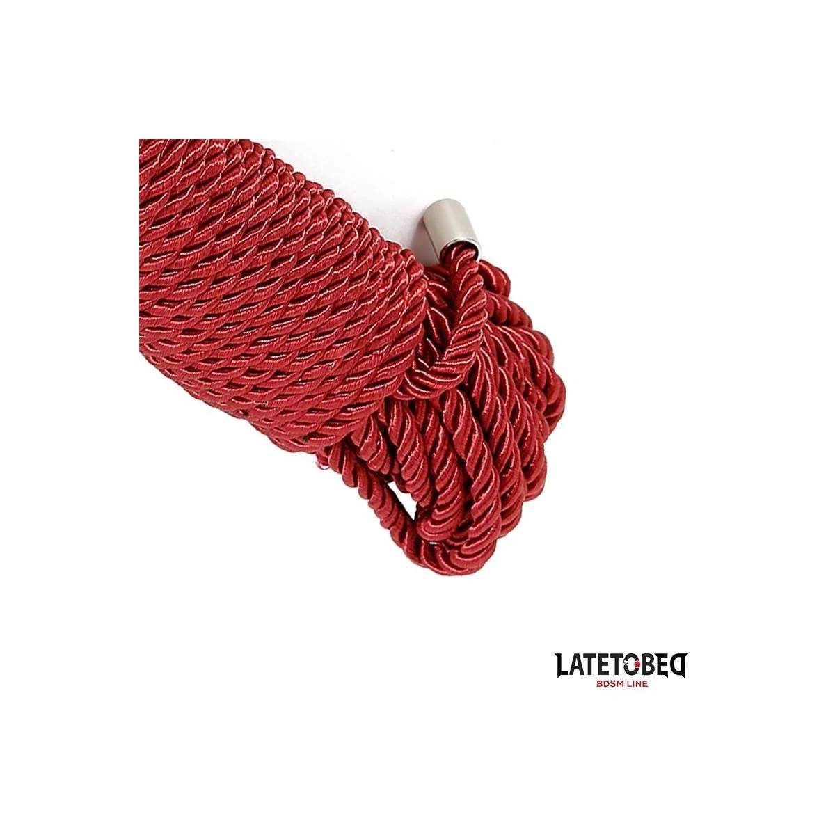 BONDAGE-SEIL, 10 M, BURGUNDERROT VON LATETOBED BDSM LINE