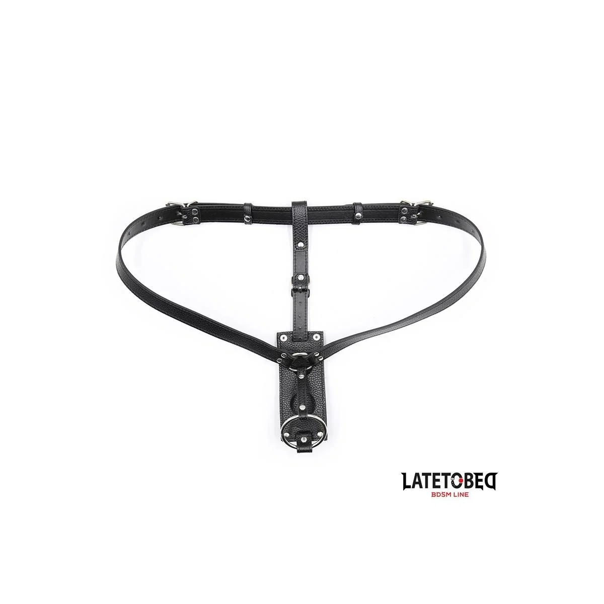 G-STRING-KEUSCHHEITSGÜRTEL, STRAP-ON-HOSE, EINHEITSGRÖSSE VON LATETOBED BDSM LINE