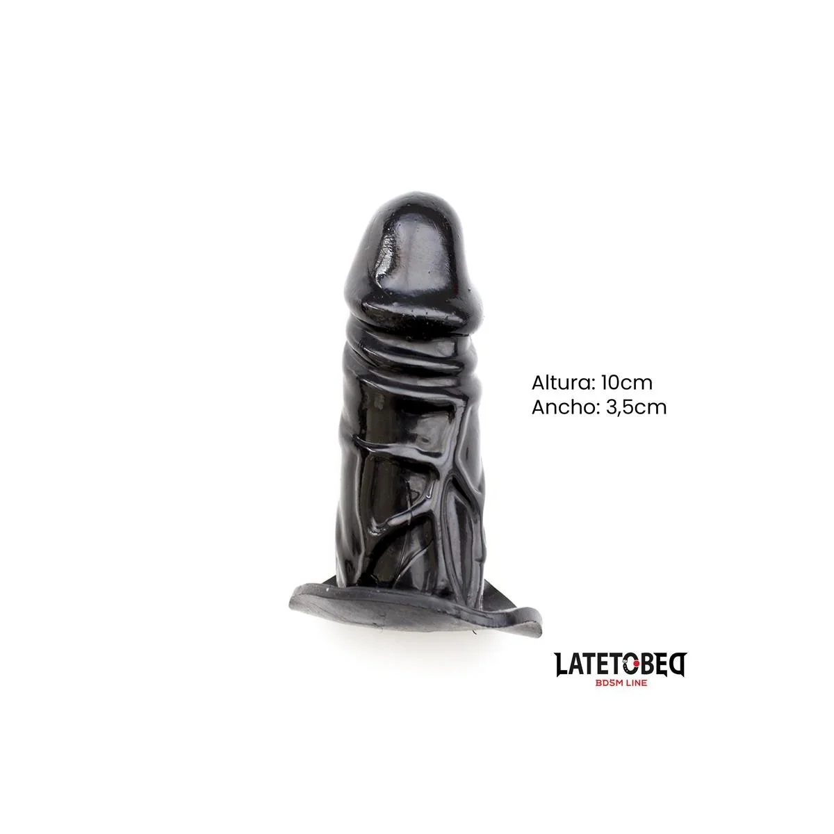 KLEINER PENIS VERSTELLBAR SCHWARZ VON LATETOBED BDSM LINE