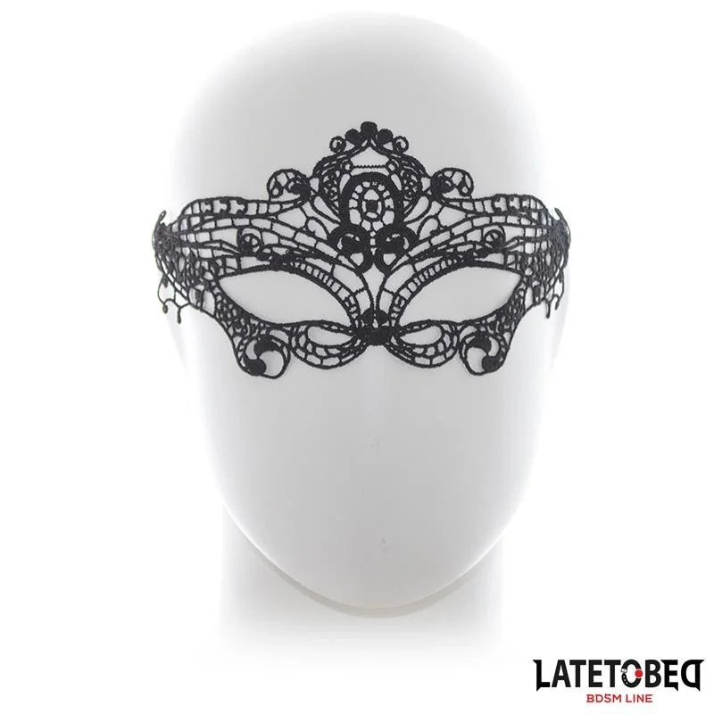 ELEGANTE MASKE SCHWARZ VON LATETOBED BDSM LINE 2
