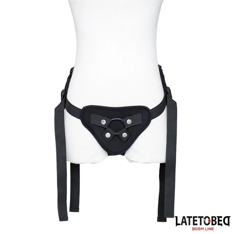 SPITZENRAND-UMSCHNALL-DILDO MIT SILIKONRING VON LATETOBED BDSM LINE