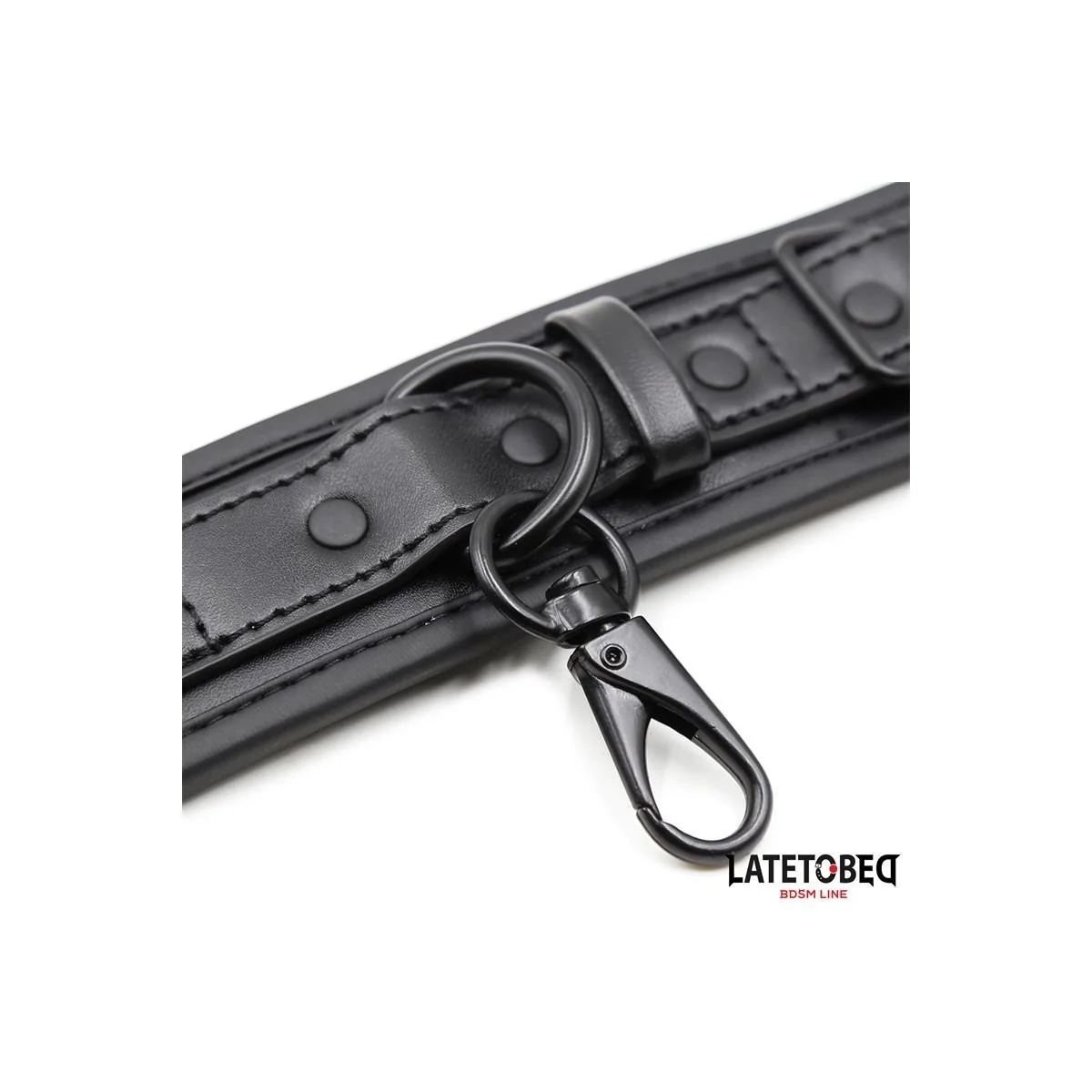 HANDSCHELLEN VERSTELLBAR NEOPREN SCHWARZ VON LATETOBED BDSM LINE