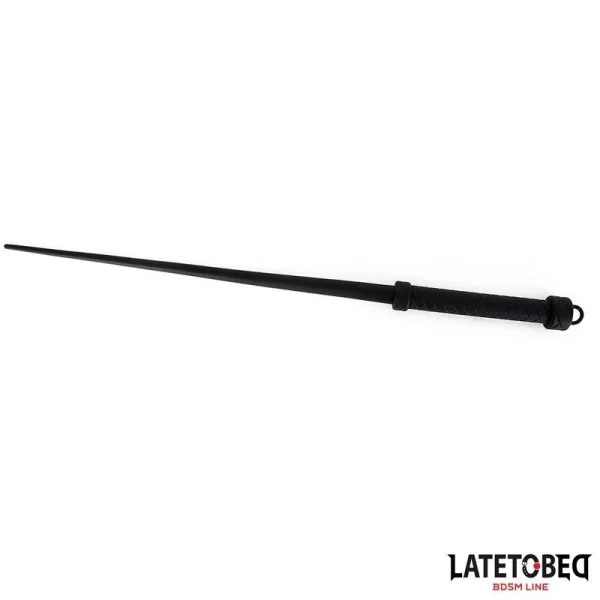 SILIKONPEITSCHE SCHWARZ 63,5 CM VON LATETOBED BDSM LINE