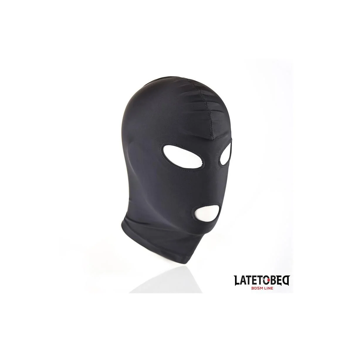 HAUBE MIT OFFENEM MUND UND OFFENEN AUGEN, SCHWARZ VON LATETOBED BDSM LINE