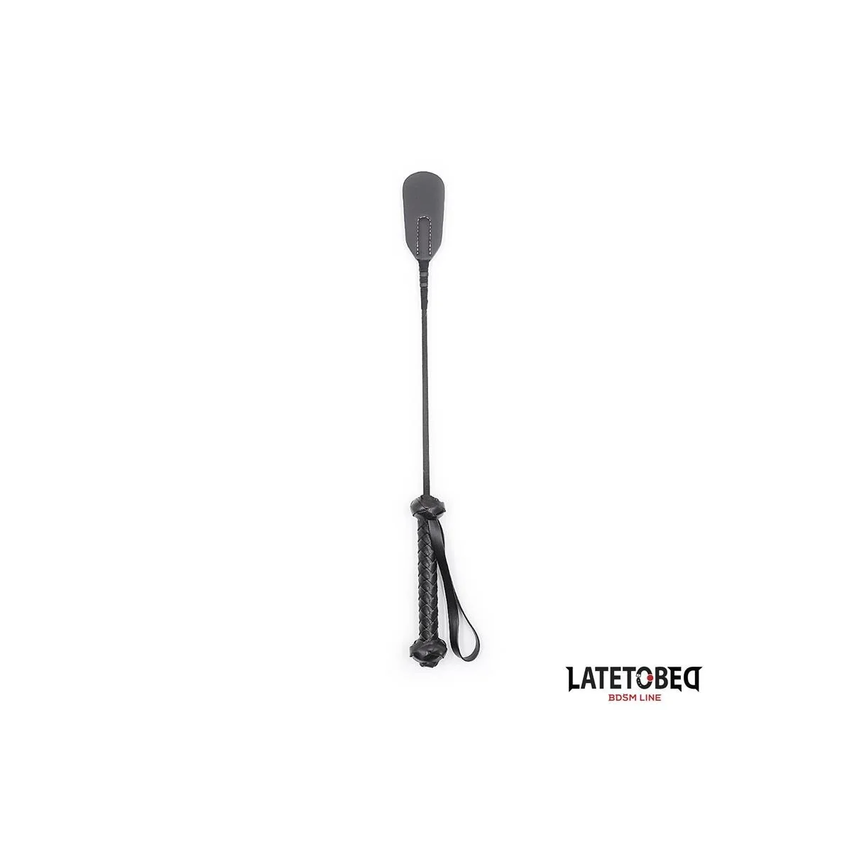 PEITSCHE MIT GEFLOCHTENEM GRIFF 44,5 CM VON LATETOBED BDSM LINE