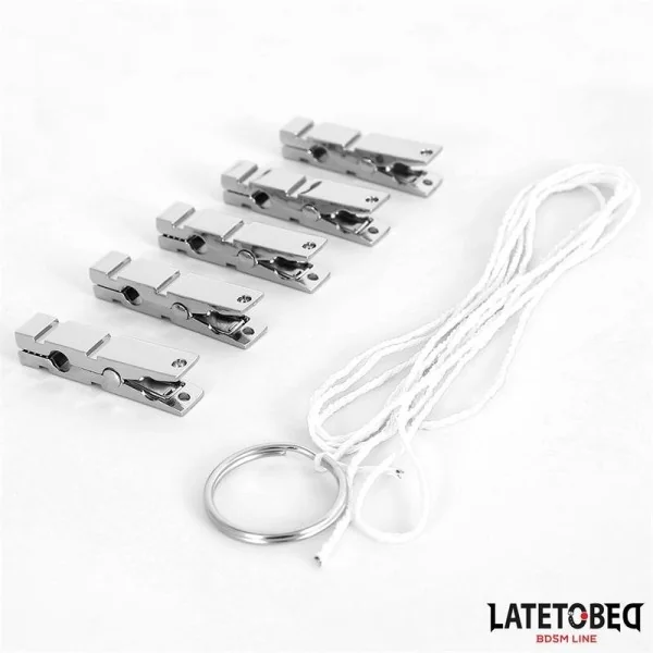 NIPPELKLEMMEN, ZINK VON LATETOBED BDSM LINE