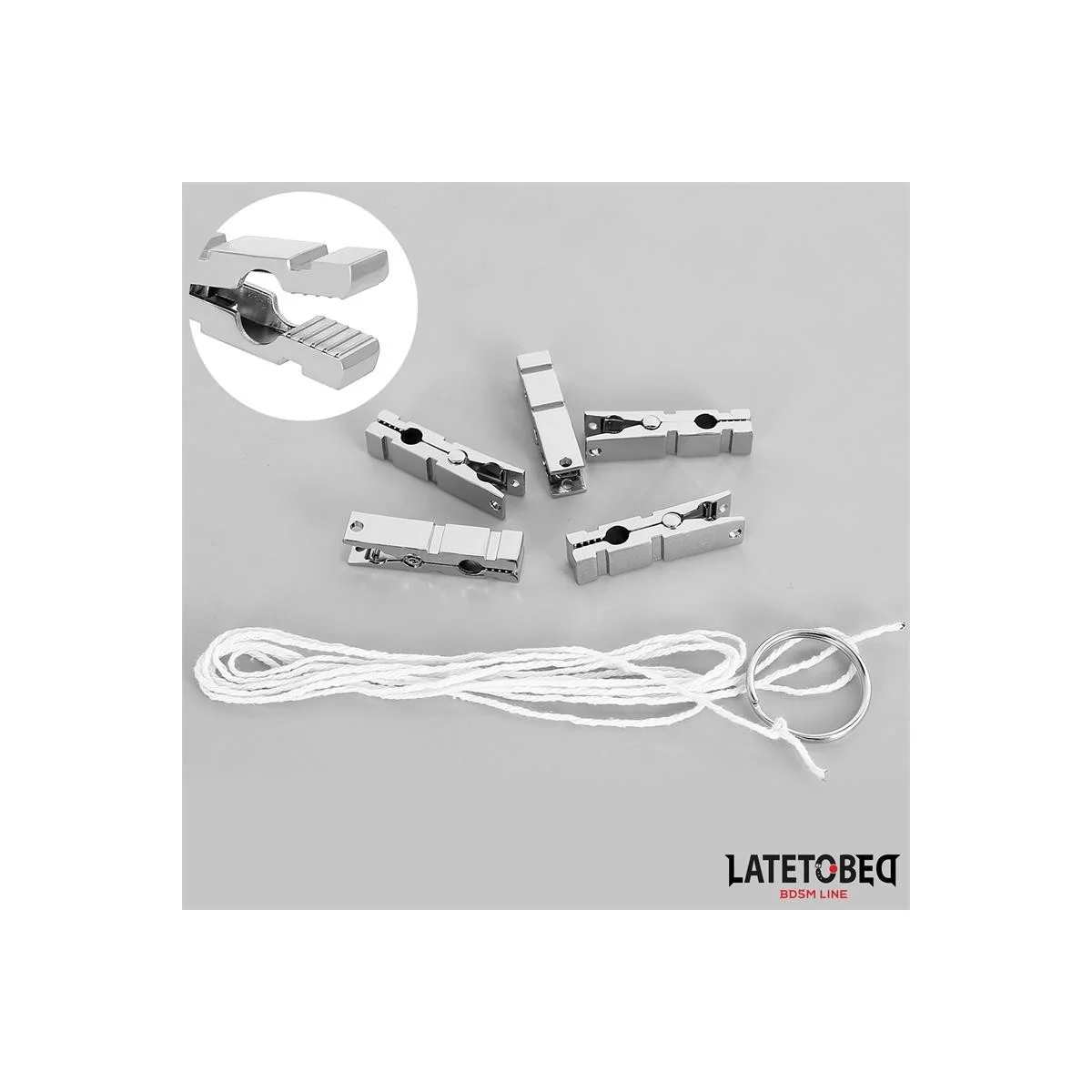 NIPPELKLEMMEN, ZINK VON LATETOBED BDSM LINE