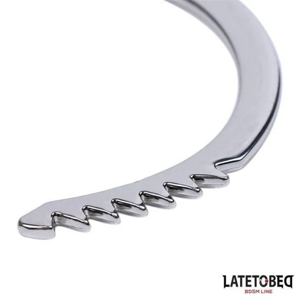 NIPPELKLEMMEN-PENISRING-SET, VERSTELLBAR VON LATETOBED BDSM LINE