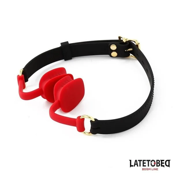 DOPPELENDIGER METALLKARABINERHAKEN VON LATETOBED BDSM LINE