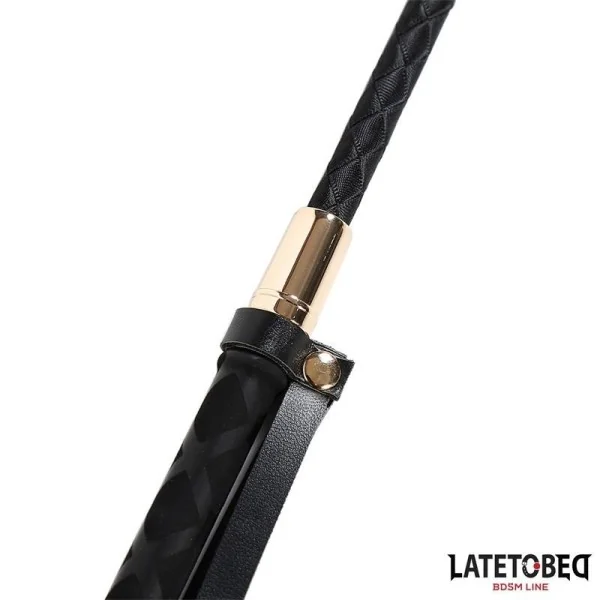 KLASSISCHE PEITSCHE, SCHWARZ, 60 CM VON LATETOBED BDSM LINE