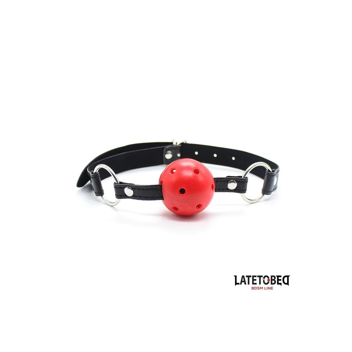 HOHLER HARTBALL-KNEBEL VON LATETOBED BDSM LINE