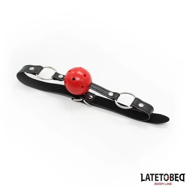 HOHLER HARTBALL-KNEBEL VON LATETOBED BDSM LINE