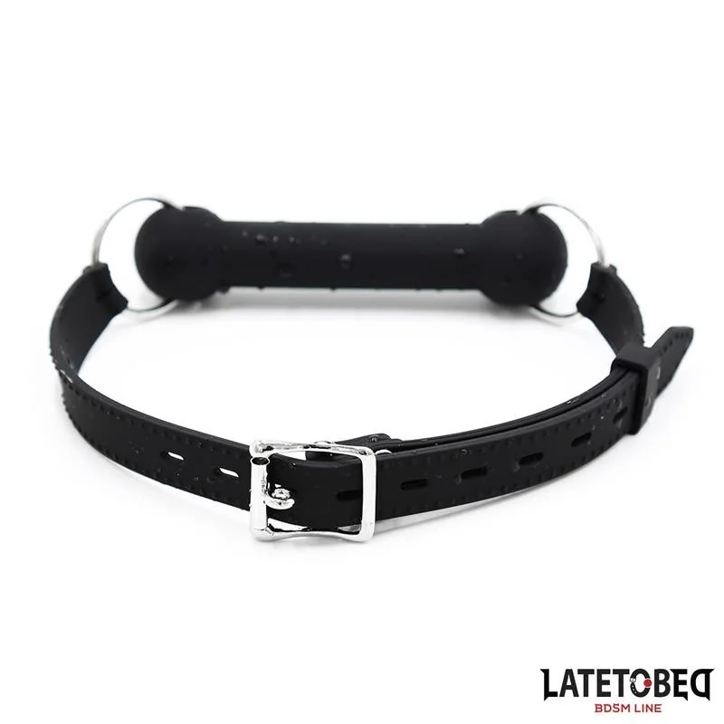 SILIKON-KNOCHENKNEBEL, VERSTELLBAR VON LATETOBED BDSM LINE 2