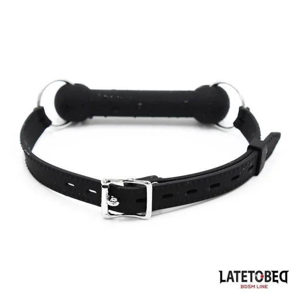 SILIKON-KNOCHENKNEBEL, VERSTELLBAR VON LATETOBED BDSM LINE