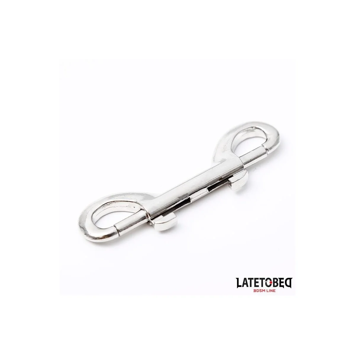 DOPPELTER METALLKARABINERHAKEN VON LATETOBED BDSM LINE