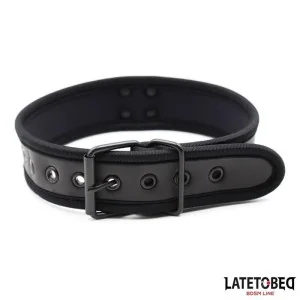 NEOPREN-HALSBAND, VERSTELLBAR VON LATETOBED BDSM LINE