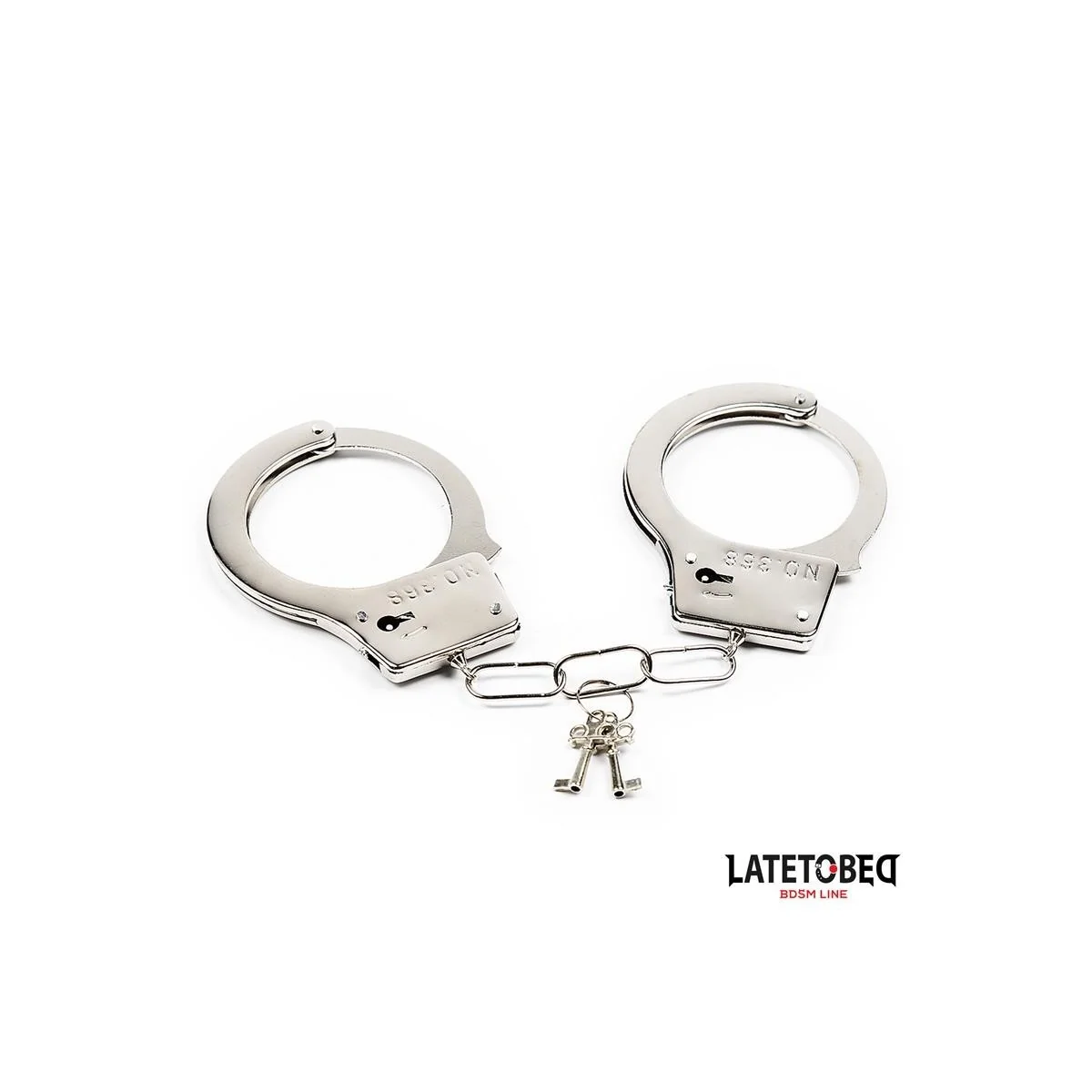 METALL-HANDFESSELN, 50 G VON LATETOBED BDSM LINE