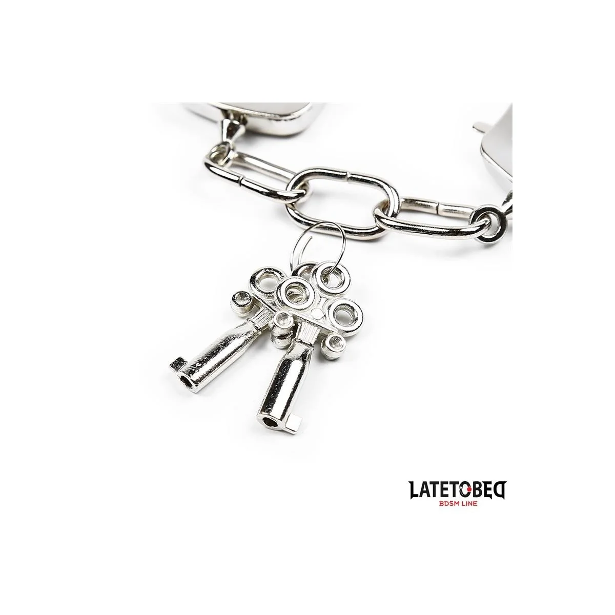 METALL-HANDFESSELN, 85 G VON LATETOBED BDSM LINE