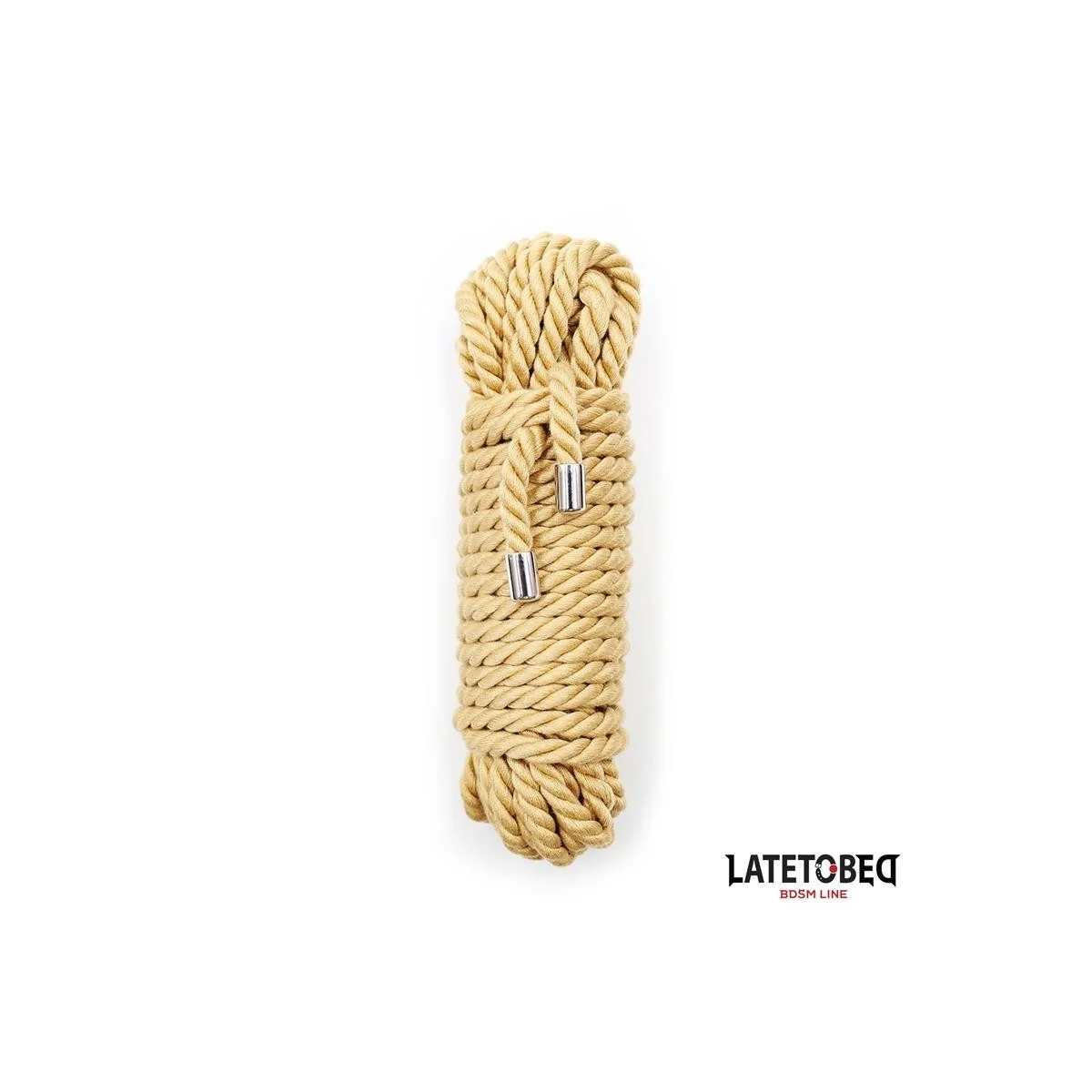 BONDAGE-SEIL MIT METALLDETAILS, 10 M VON LATETOBED BDSM LINE