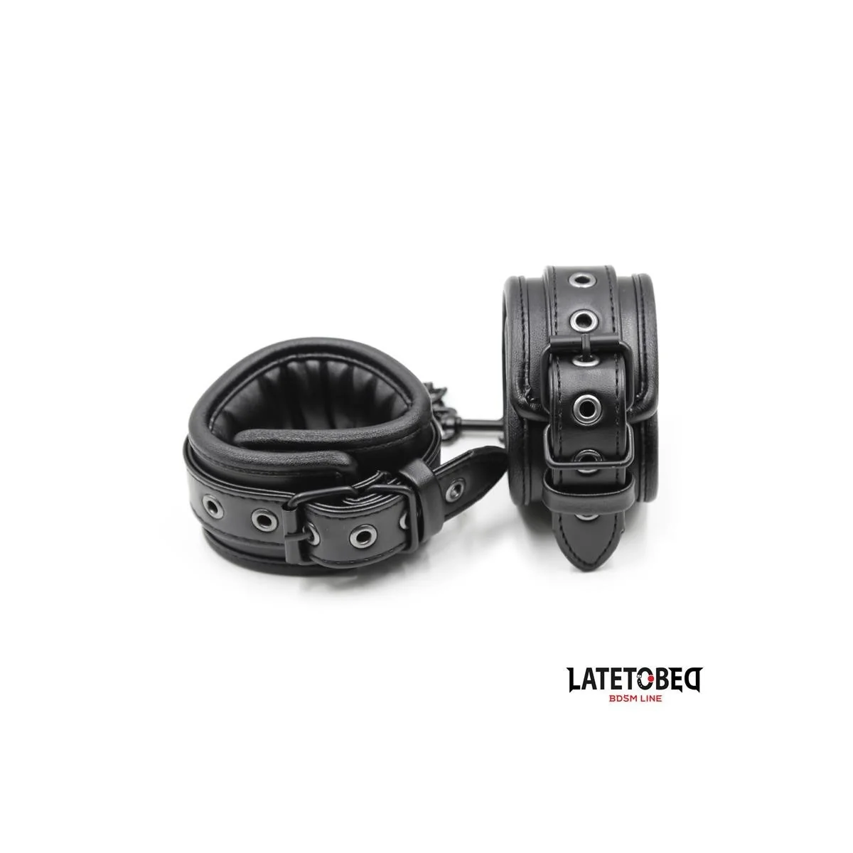 GEPOLSTERTE HANDSCHELLEN, VERSTELLBAR VON LATETOBED BDSM LINE