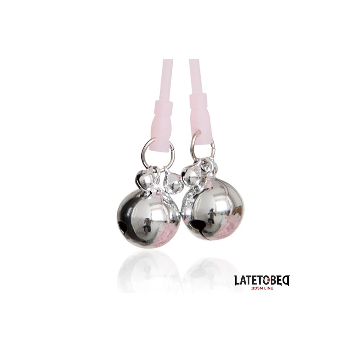 TOTENKOPF-NIPPELKLEMMEN MIT GLÖCKCHEN VON LATETOBED BDSM LINE