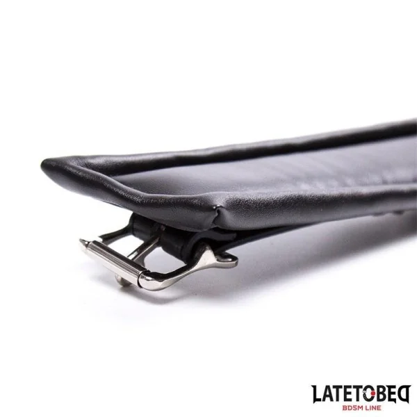 GEPOLSTERTES HALSBAND MIT LEINE VON LATETOBED BDSM LINE