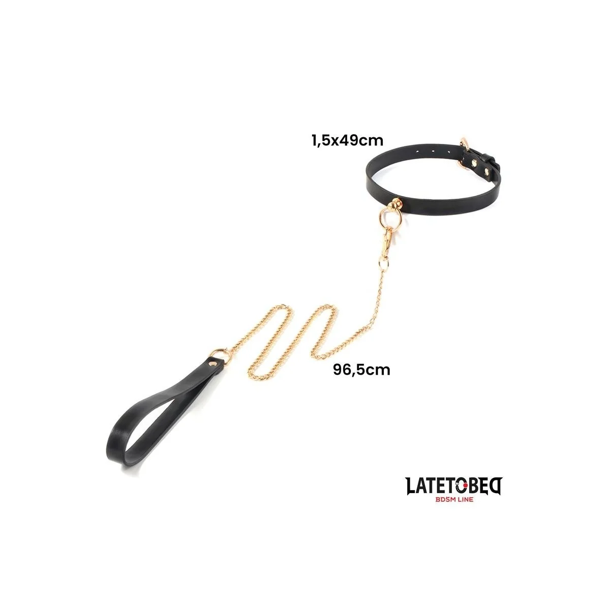 BONDAGE-SET MIT 8 TEILEN UND AUFBEWAHRUNGSTASCHE VON LATETOBED BDSM LINE