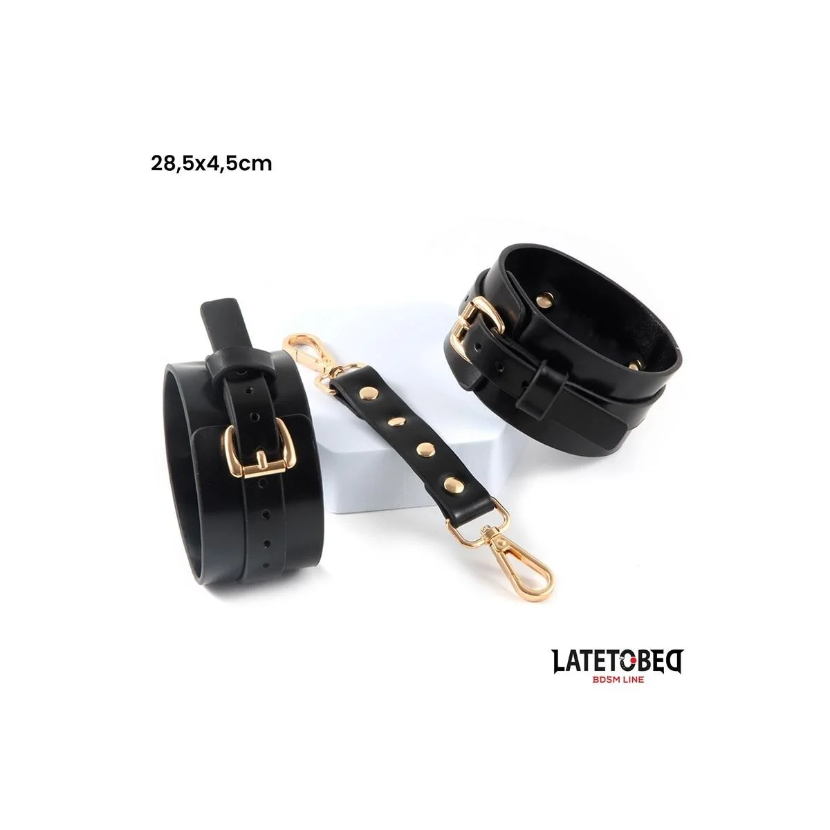 BONDAGE-SET MIT 8 TEILEN UND AUFBEWAHRUNGSTASCHE VON LATETOBED BDSM LINE