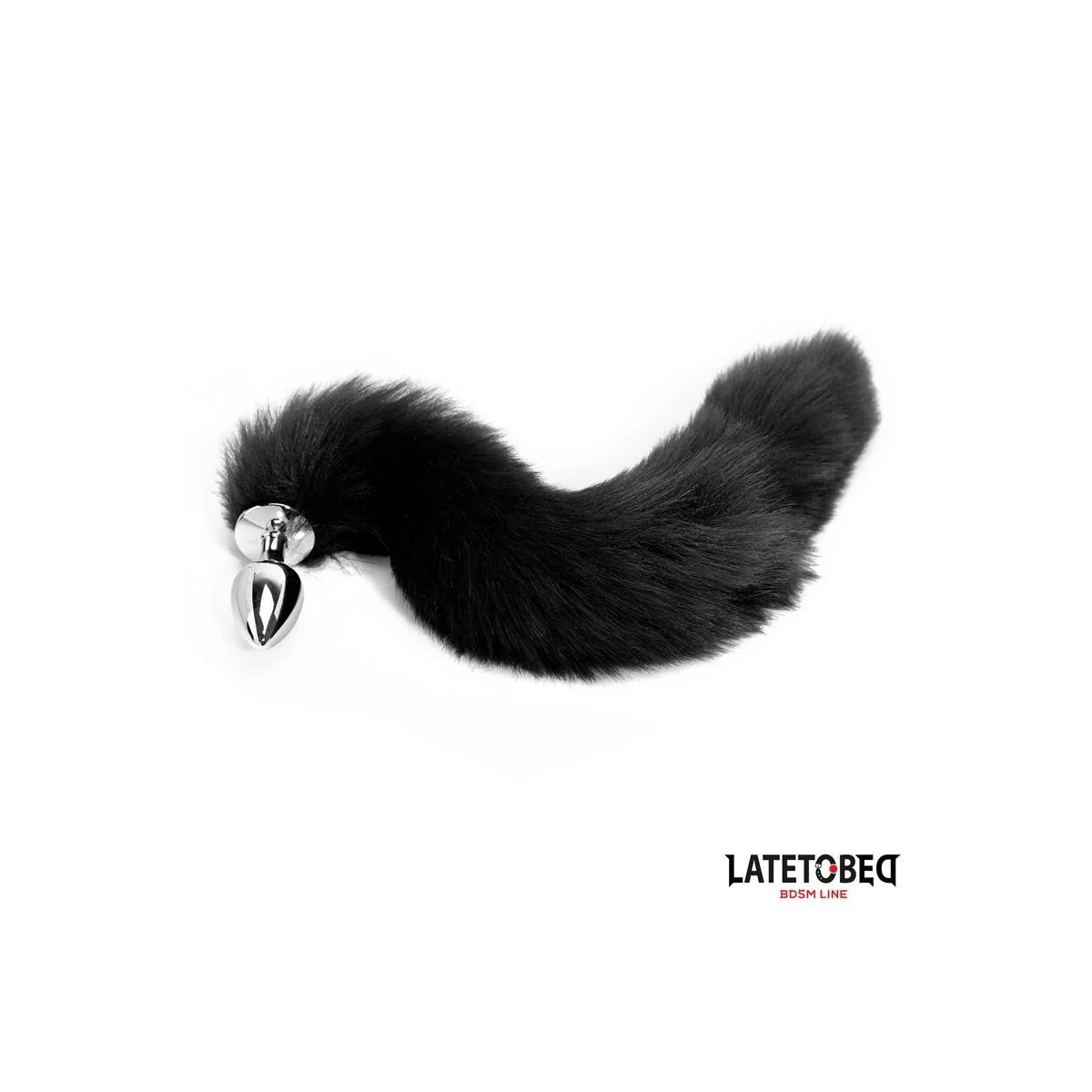 ANALPLUG MIT SCHWANZ SCHWARZ 40 CM VON LATETOBED BDSM LINE