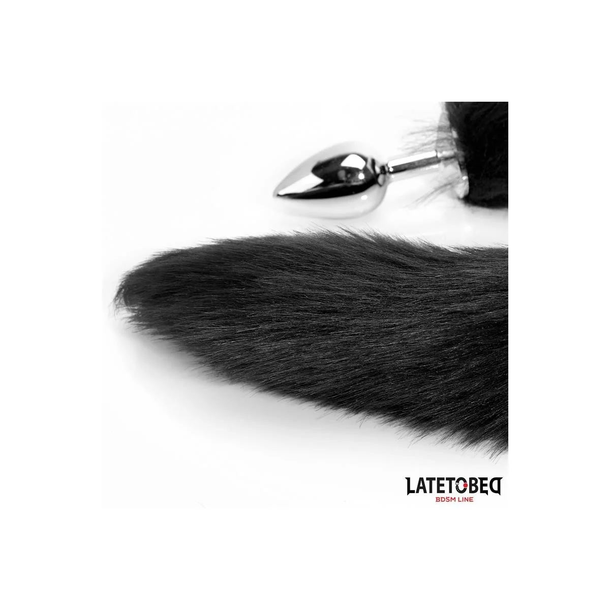 ANALPLUG MIT SCHWANZ SCHWARZ 40 CM VON LATETOBED BDSM LINE